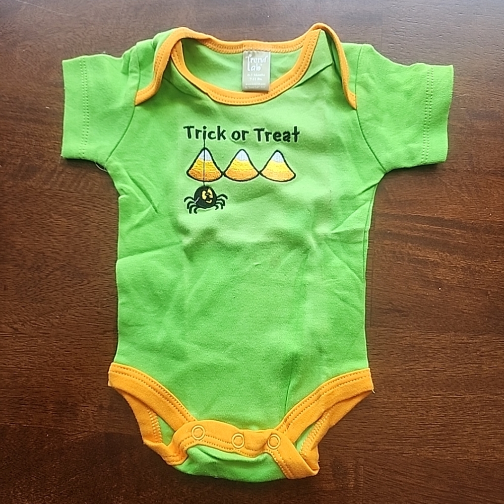 Baby Boys Girls Halloween Bodysuit Rompers Trick or Treat Little Spider 0-3 M